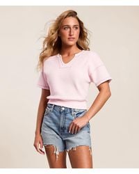 FITZ + EDDI - Waffle Knit Top - Lyst