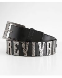 Rock Revival Fleur Leather Belt - Black