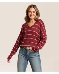 Blu Pepper - Striped Top - Lyst