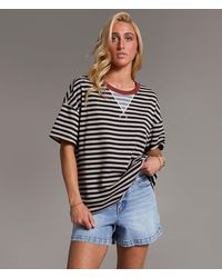 BKE - Striped T-Shirt - Lyst
