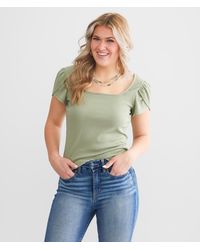 Daytrip - Square Neck Top - Lyst