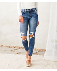 Flying Monkey - Mid-rise Ankle Skinny Stretch Jean - Lyst