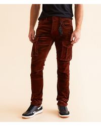 Smugglers Moon - Slim Straight Camo Corduroy Stretch Jean - Lyst