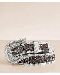 BKE - Glitz Leather Belt - Lyst