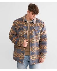 Rock & Roll Denim - Aztec Brushed Shacket - Lyst