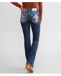 Miss Me - Low Rise Tailored Boot Stretch Jean - Lyst