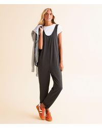 BKE - Textured Knit Jumpsuit - Lyst