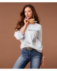 Sterling & Stitch - Cowboy Boot Patchwork Pullover - Lyst
