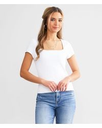 Buckle Black - Shaping & Smoothing Square Neck Top - Lyst