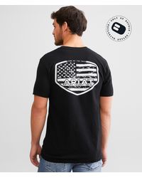 Ariat - Home Of The Free T-shirt - Lyst