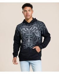 Affliction - Charred Martyr Hooded Sweatshirt - Lyst