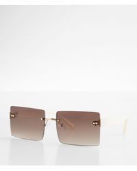 BKE - Frameless Square Sunglasses - Lyst