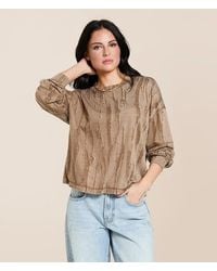 Gilded Intent - Destructed Top - Lyst