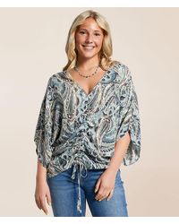 Daytrip - Cinch Tie Dolman Top - Lyst