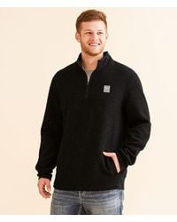 Maven Co-op - Textured Quarter Zip Pullover - Lyst