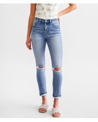 Flying Monkey - High Rise Ankle Skinny Stretch Jean - Lyst