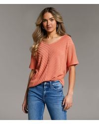 BKE - Textured Dolman Top - Lyst