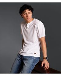 Outpost Makers - Textured Henley - Lyst