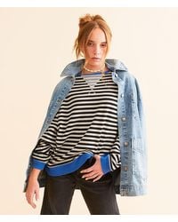 Free People - Striped Pullover - Lyst