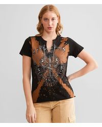 Affliction - American Customs Death Spade T-Shirt - Lyst
