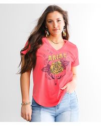 Ariat - Coming Up Roses T-shirt - Lyst