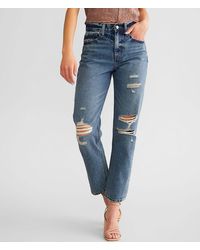 KanCan Signature;KanCan - Kan Can Signature Ultra High Rise 90S Cropped Straight Jean - Lyst