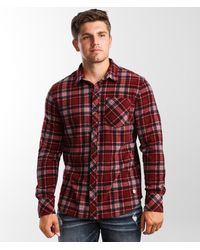 Departwest Flannel Shirt - Green/Blue X-Large, Men's