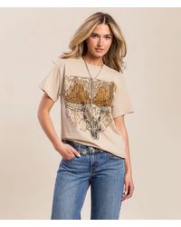 Ariat - Leopard Skull T-Shirt - Lyst