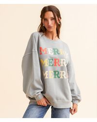 Modish Rebel - Merry Merry Merry Oversized Pullover - Lyst
