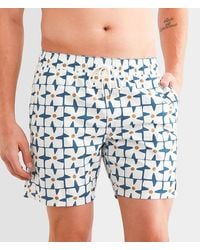RVCA - Perry Stretch Swim Trunks - Lyst