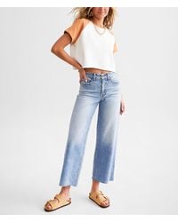 BKE - Billie Cropped Wide Leg Stretch Jean - Lyst