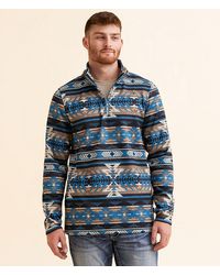 Departwest - Southwestern Quarter Zip Pullover - Lyst