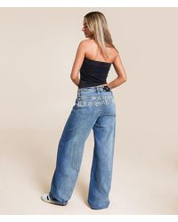 Miss Me - High Rise Baggy Wide Leg Stretch Jean - Lyst
