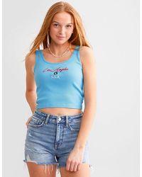 FITZ + EDDI - Los Angeles Ribbed Tank Top - Lyst