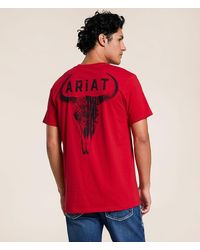 Ariat - Badlands Patriot Skull T-Shirt - Lyst