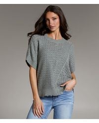 BKE - Pointelle Oversized Sweater - Lyst