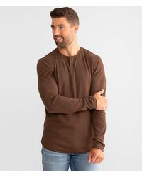 Outpost Makers - Brushed Knit Henley - Lyst