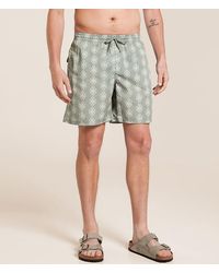 Rhythm - Ornate Striped Beach Swim Trunks - Lyst