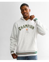 Champion big c chain stitch deals reverse weave hoodie sweatshirt
