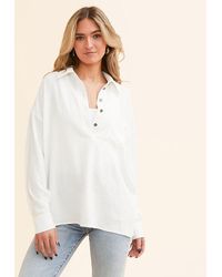 Daytrip - Collared Henley - Lyst