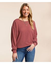 Daytrip - Textured Dolman Top - Lyst