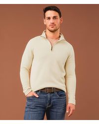 Outpost Makers - Waffle Quarter Zip Pullover - Lyst