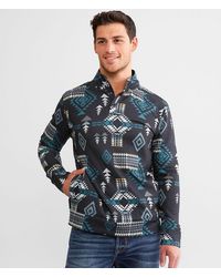 Departwest - Southwestern Quarter Snap Pullover - Lyst