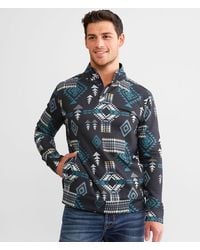 Departwest - Southwestern Quarter Snap Pullover - Lyst