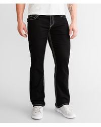 True Religion - Ricky Relaxed Straight Stretch Jean - Lyst