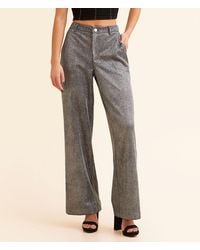 Willow & Root - Metallic Trouser Pant - Lyst