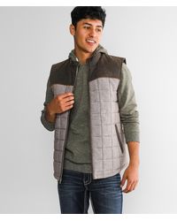 BKE - Quilted Canvas Vest - Lyst