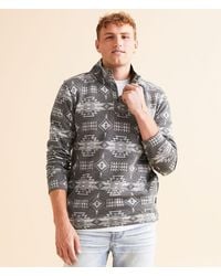 Departwest - Southwestern Quarter Snap Pullover - Lyst