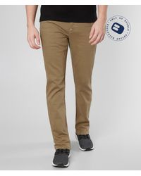 Rock Revival Creston Straight Stretch Twill Pant - Natural