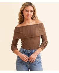 The Workshop - Off The Shoulder Top - Lyst